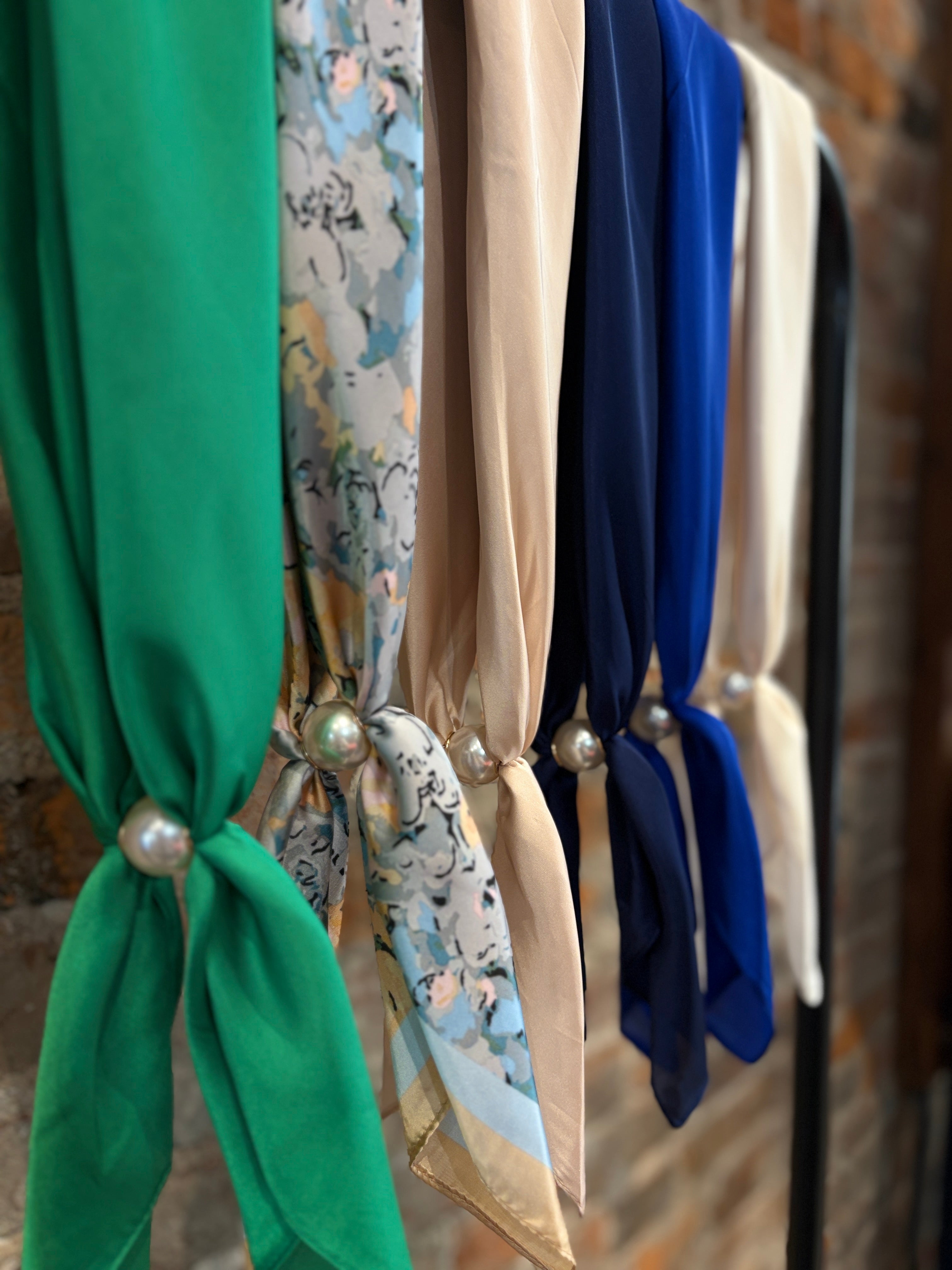 Ready to Wear Magnetic Scarves-Accessories-Queens Design-The Funky Zebra Ames, Women's Fashion Boutique in Ames, Iowa