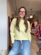 Molly Thick Rib Detailed Sweater-Long Sleeves-Molly Bracken-The Funky Zebra Ames, Women's Fashion Boutique in Ames, Iowa
