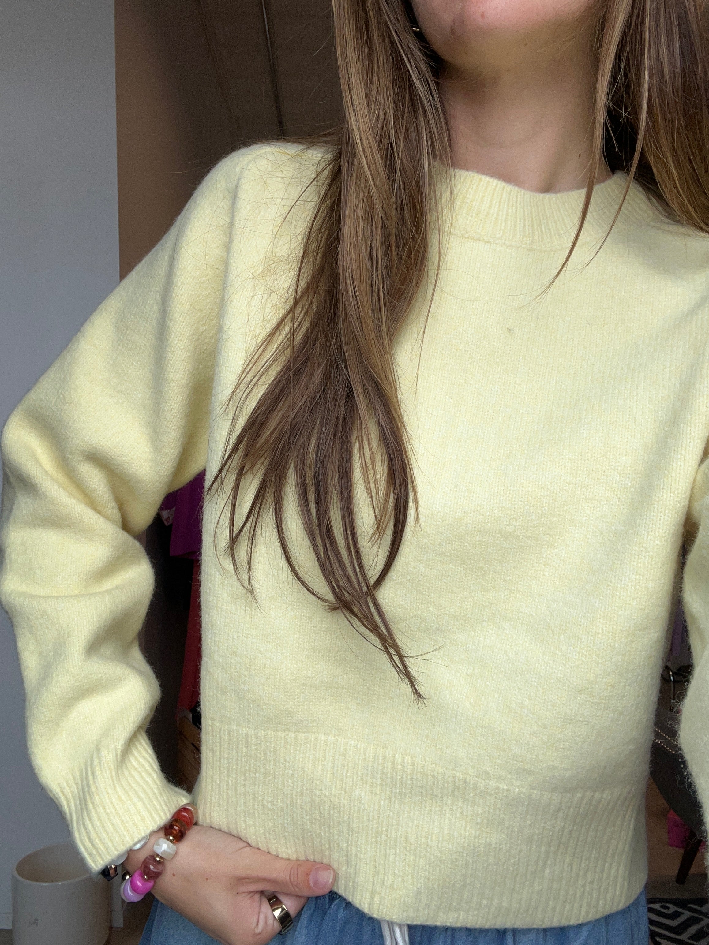 Molly Thick Rib Detailed Sweater-Long Sleeves-Molly Bracken-The Funky Zebra Ames, Women's Fashion Boutique in Ames, Iowa
