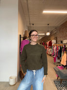 Molly Thick Rib Detailed Sweater-Long Sleeves-Molly Bracken-The Funky Zebra Ames, Women's Fashion Boutique in Ames, Iowa