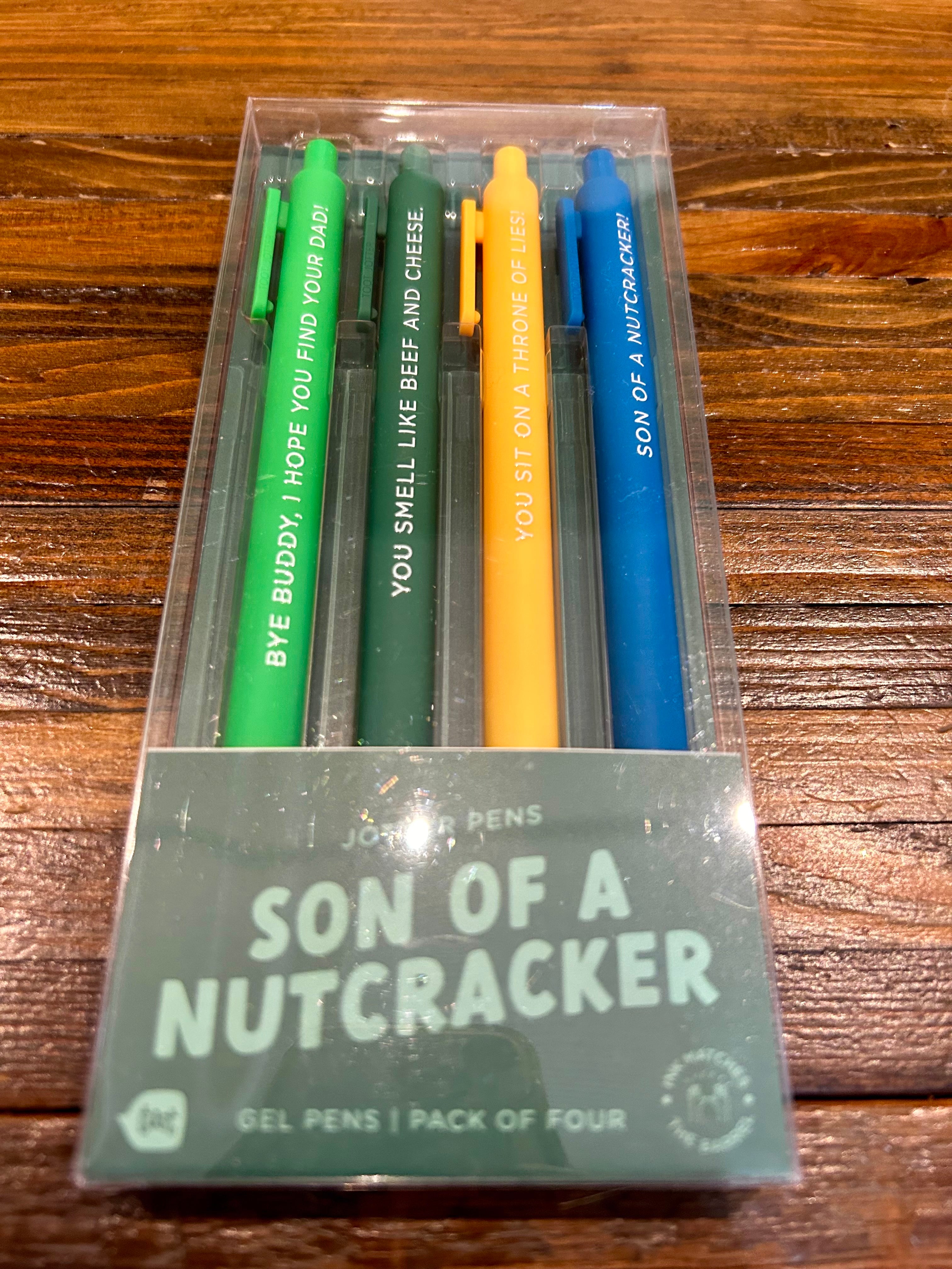 Holiday Pen Sets Son of a Nutcracker-Nellie & Dani Style House-The Funky Zebra Ames, Women's Fashion Boutique in Ames, Iowa