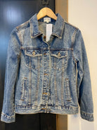 MN Bamboo Denim Jacket-Jackets-The Funky Zebra Ames-The Funky Zebra Ames, Women's Fashion Boutique in Ames, Iowa